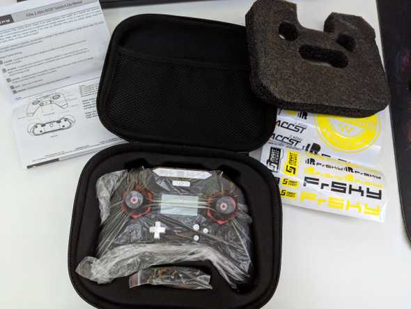X-Lite unboxed and all items laid out
