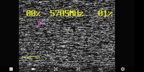 Go FPV image of receiver noise