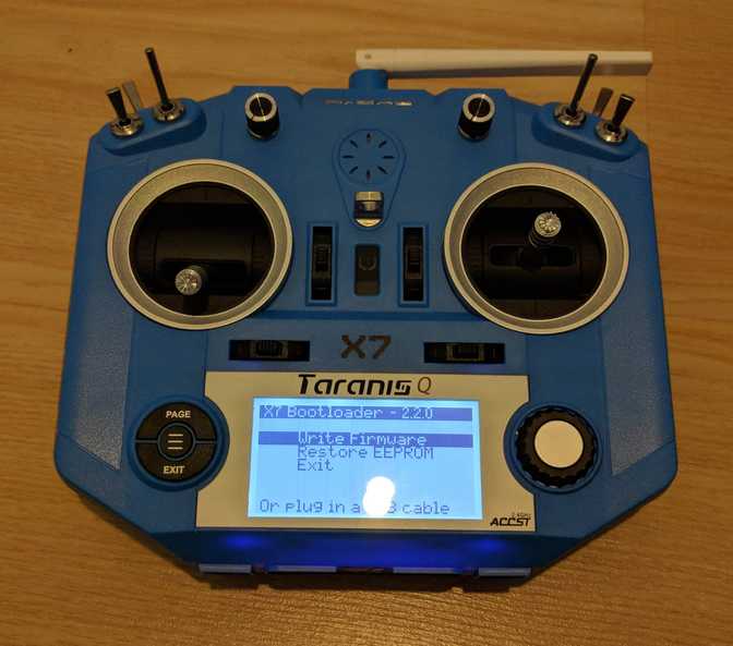 Setup the Taranis Q X7 using OpenTX