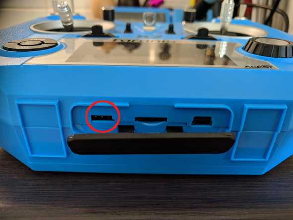 Taranis port for flashing