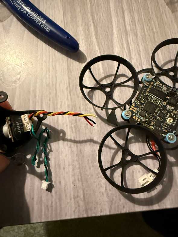 soldering the camera part 1