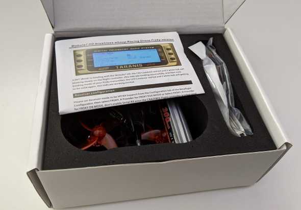 The inside of the Mobula7 HD box