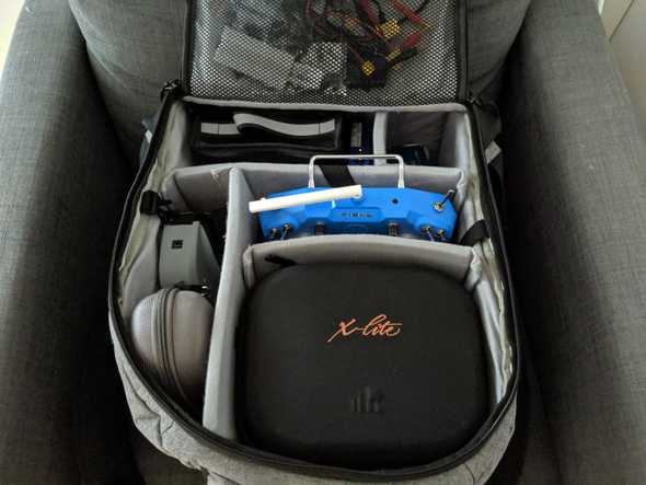 Realacc FPV Racing Backpack inside