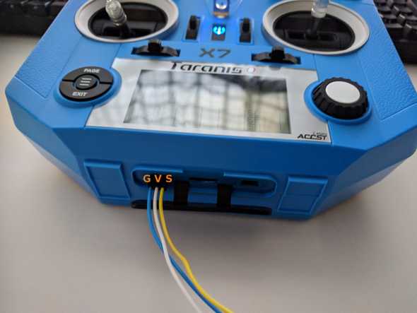 Pin order of port for flashing on Taranis Q X7