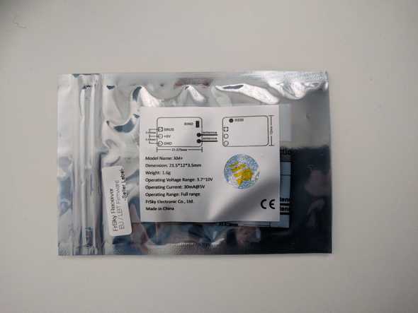 Packaged Frsky XM+ receiver