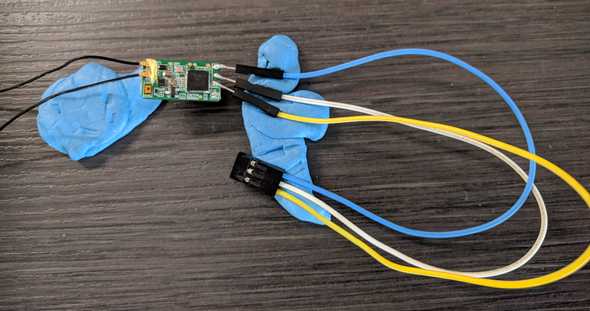 Solder cable for flashing to the XM+