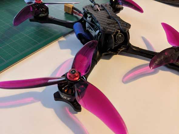 Emax Hawk 5 with Gemfan Hurricane props