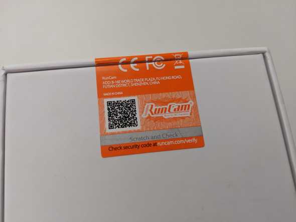 RunCam 5 Box Below