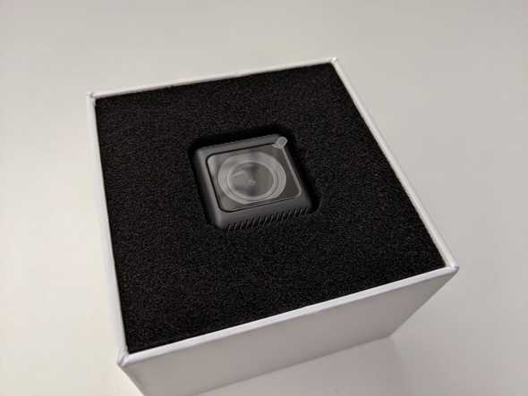 RunCam 5 inside its shipping box