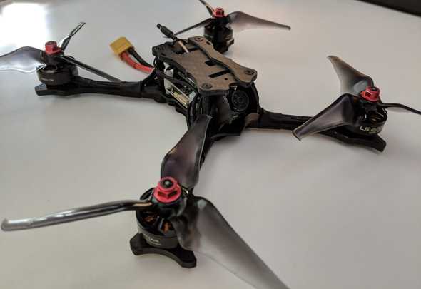 Emax Hawk 5 with props on, picture 2