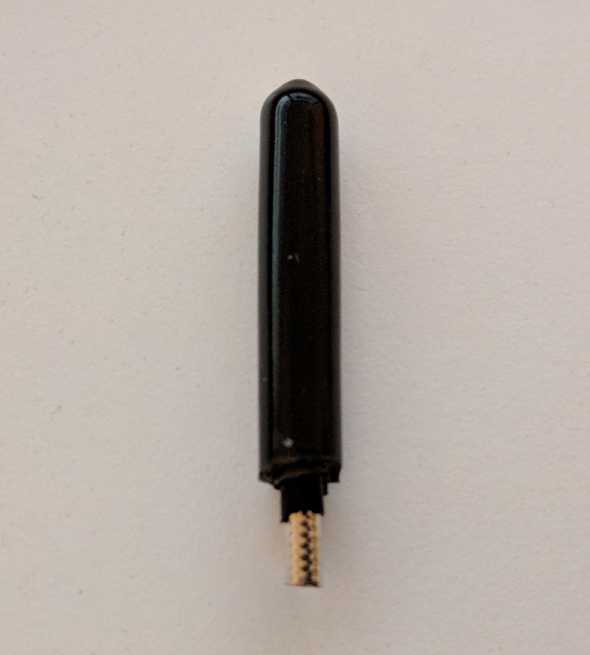 Second plastic layer removed