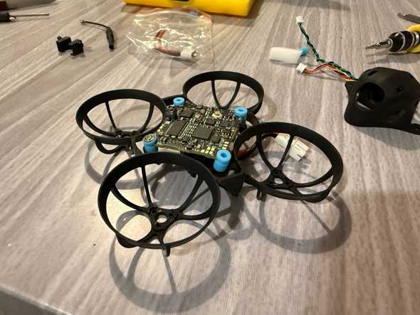 flight controller assembled with frame