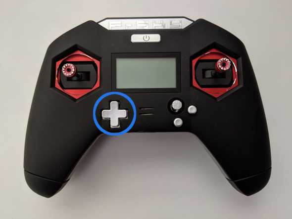 circle around the joypad key on the x-lite
